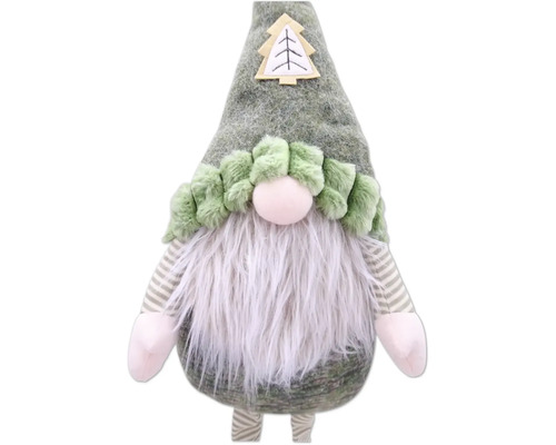 Decoratieve kerstkabouter met baard en muts