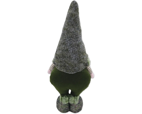 Tuinkabouter decoratiefiguur met puntmuts