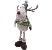 Decoratief figuur Rendier met muts en vest