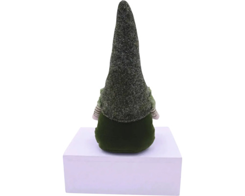 Decoratieve kabouter met lange muts, achteraanzicht