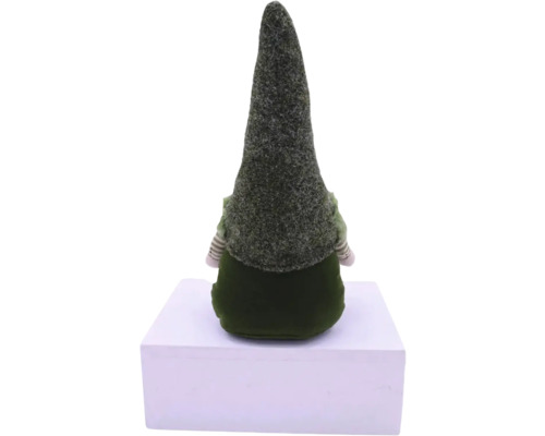 Decoratieve kerstkabouter met puntmuts, achteraanzicht