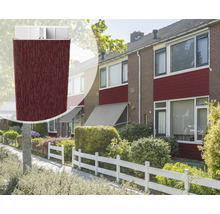 Gevel van een huis met kunststof gevelbekleding