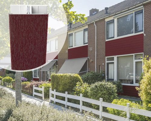 ESCADE Afwerkprofiel koppel aluminium/pvc RAL3005 wijnrood, 17-50mm 3000mm ESCADE Afwerkprofiel koppel aluminium/pvc RAL3005 wijnrood, 17-50mm 3000mm