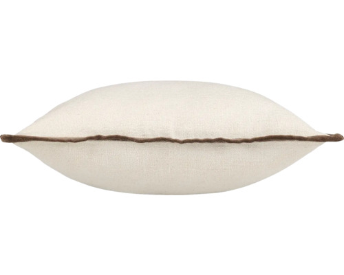 Sierkussen met bruine rand