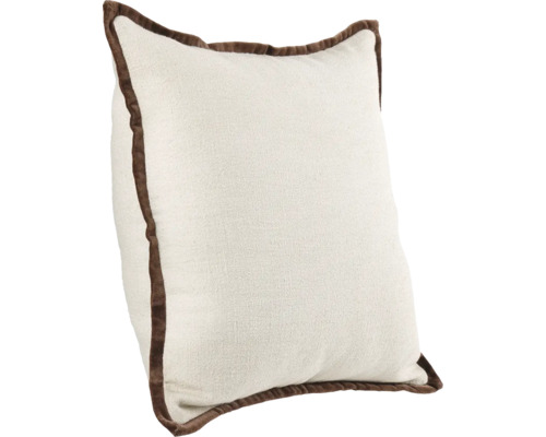 Decoratief kussen met bruin koord