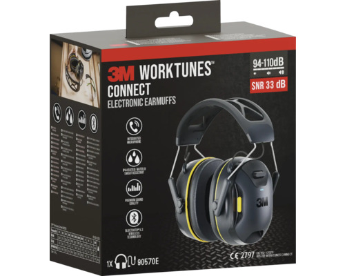 3M Worktunes Connect elektronische oorkappen in verpakking