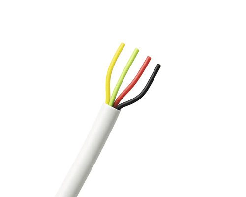 Telefoon installatiekabel modulair 4x0,5 mm² wit (per meter)