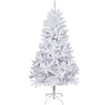 Witte kunstkerstboom op metalen standaard