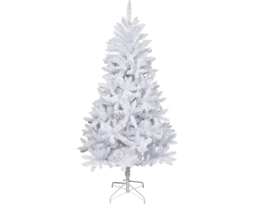 Witte kunstkerstboom op metalen standaard