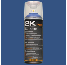 2K Pro spuitbus gentiaanblauw RAL 5010 voor schilderwerkzaamheden