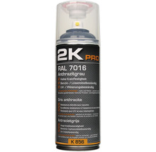 2K Pro antracietgrijze lak spray RAL 7016