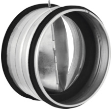 Metalen smoorklep voor luchtstroomregeling in ventilatiesystemen