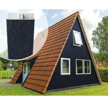 A-vormig huis met houten gevelbekleding