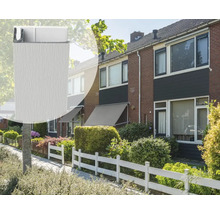 Close-up van gevelbekleding voor woonhuizen.