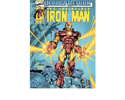 Het Invincible Iron Man stripboek