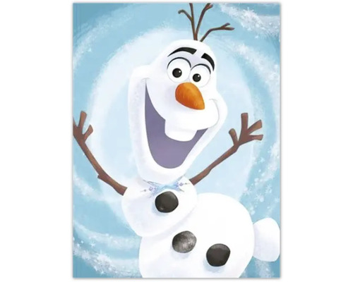 THE WALL Decopaneel Olaf Frozen 40x50 cm Illustratie van Olaf de Sneeuwman