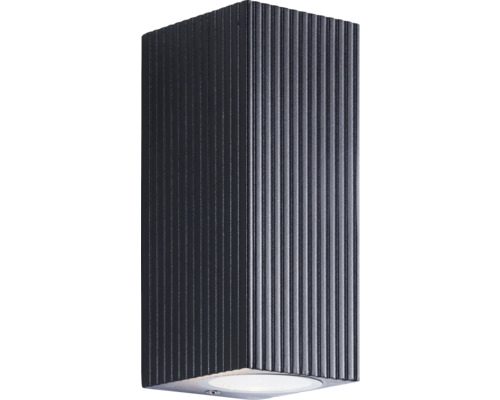 Verticale led-buitenmuurverlichting met geribbeld oppervlak