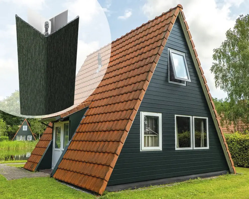 ESCADE Afwerkprofiel buitenhoek aluminium/pvc monumentengroen, 45x45x3000mm ESCADE Afwerkprofiel buitenhoek aluminium/pvc monumentengroen, 45x45x3000mm