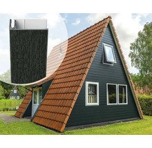 Vakantiehuis met gevelbekleding en ramen