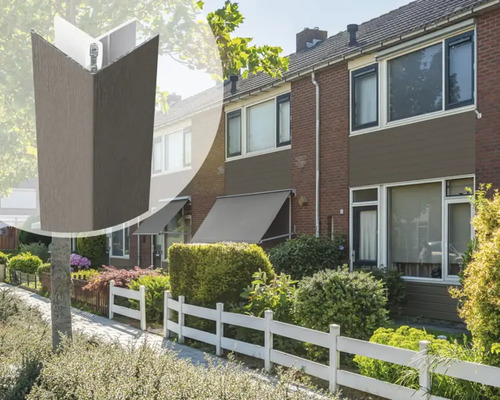 ESCADE Afwerkprofiel buitenhoek aluminium/pvc RAL7039 kwartsgrijs, 45x45x3000mm ESCADE Afwerkprofiel buitenhoek aluminium/pvc RAL7039 kwartsgrijs, 45x45x3000mm