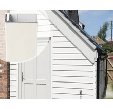 Tuinhuis met messing- en groefbekleding en deur