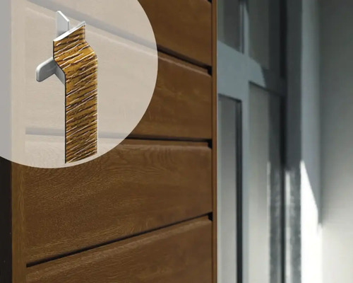 ESCADE Koppelstuk kunststof golden oak, 24x10x142mm 10 stuks