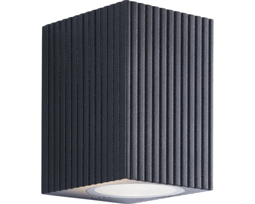 Rechthoekige wandlamp met geribbeld oppervlak