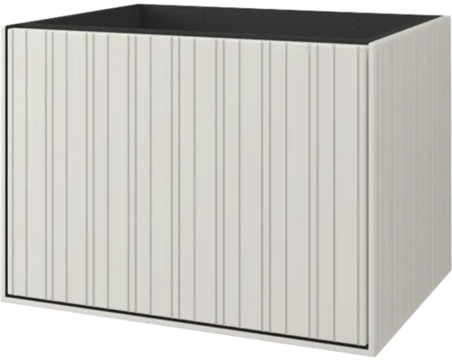 Rechthoekige plantenbak met verticale strepen