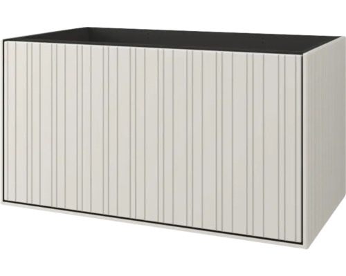 Wastafelonderkast met verticale groeven