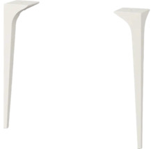 Twee witte tafelpoten