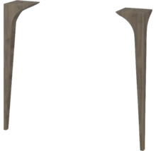 Twee meubelpoten van hout