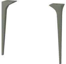 Twee metalen tafelpoten