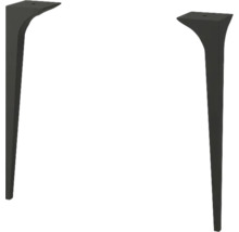 Twee metalen tafelpoten