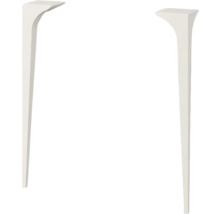 Twee wandmontage plankbeugels