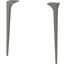 Twee metalen tafelpoten