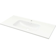 Wastafelblad met ingebouwde wastafel