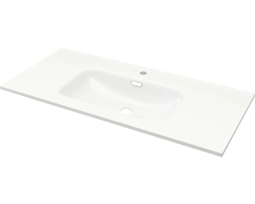 Wastafelblad met ingebouwde wastafel