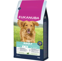 Eukanuba Adult droog hondenvoer met lam en rijst in een zak van 12 kilogram
