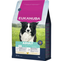Eukanuba Adult droogvoer voor honden met kip in een verpakking van 3 kg