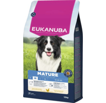 Eukanuba Mature droog hondenvoer voor honden vanaf 7 jaar met kip, 12 kg