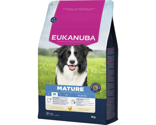 Eukanuba Mature droogvoer voor honden vanaf 7 jaar, 3 kg