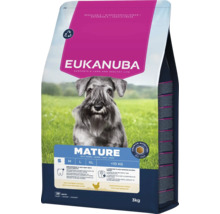 Eukanuba Mature droog hondenvoer voor honden ouder dan acht jaar en minder dan tien kilogram in een verpakking van 3 kilogram