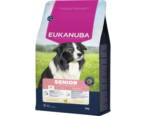 Eukanuba Senior droogvoer voor honden vanaf 10 jaar, 3 kilogram