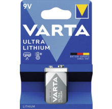 Varta Ultra Lithium 9 volt batterij