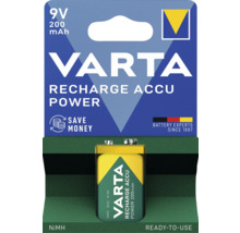 Varta 9V 200mAh Recharge Accu Power batterij