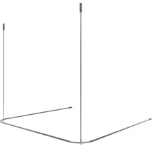 Hoek douchegordijnroede