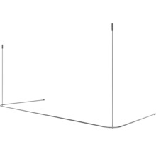 Hoekdoucherek voor montage in badkamers