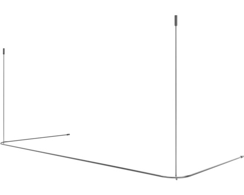 Hoekdoucherek voor montage in badkamers