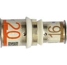 Persfitting overgangsstuk 20 mm naar 16 mm