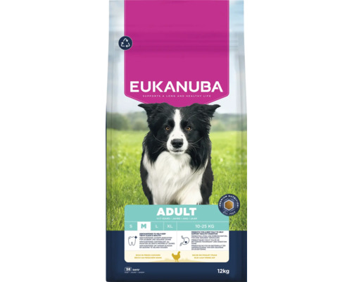 Eukanuba Adult hondenvoer, 10 tot 25 kilogram